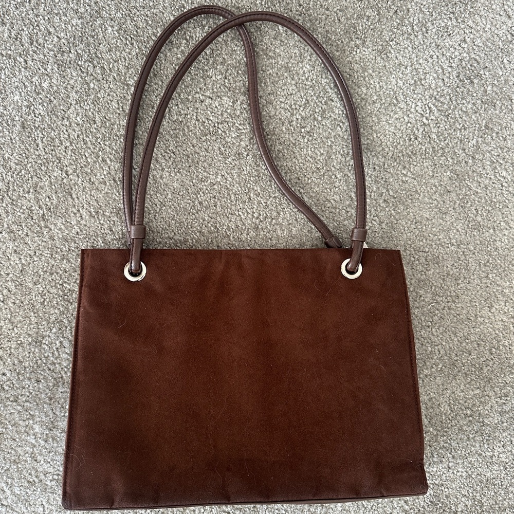 Suede Tote Bag